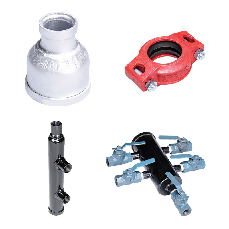 Shouldered pipes and fittings