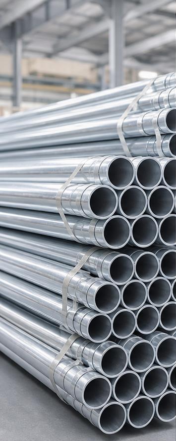 Industrial steel pipes