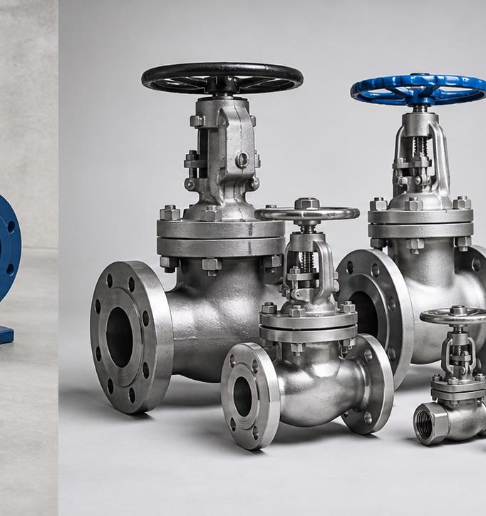 Industrial metal valves