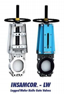 Industrial knife-gate valve
